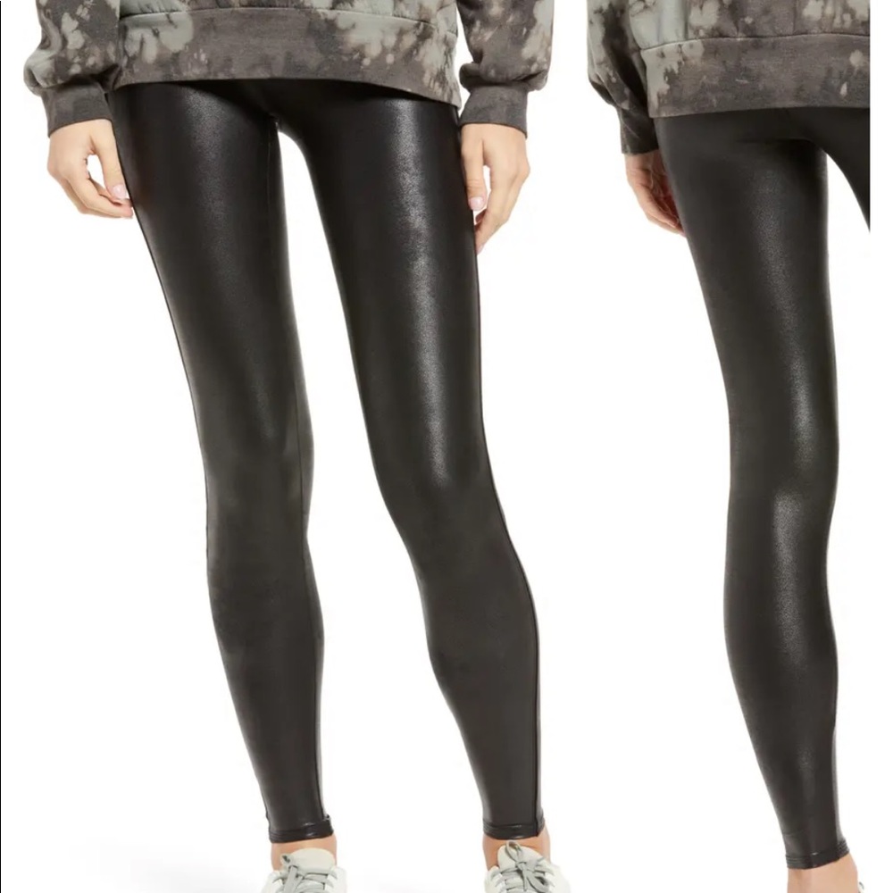 Spanx faux leather leggings